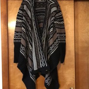 Kenar Cardigan w/ Shawl Draping